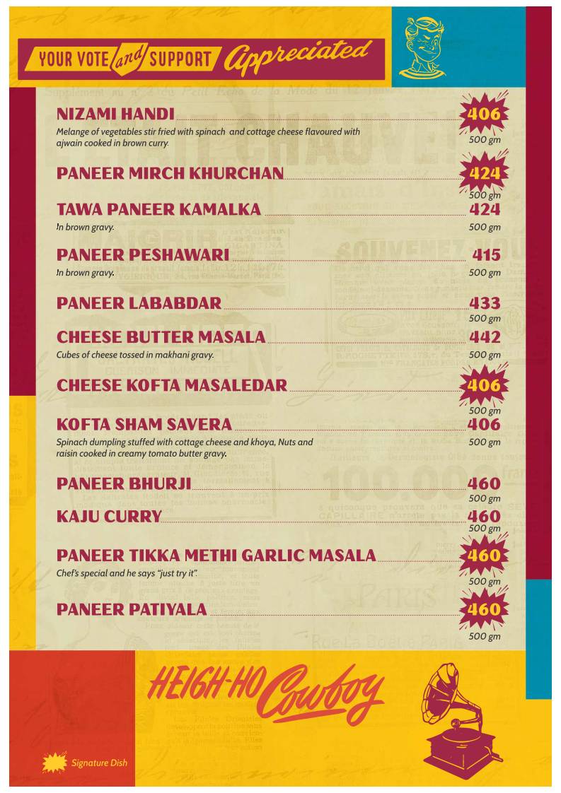 Downtown Restro Cafe menu