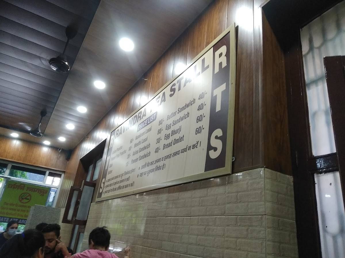 Ravindra Tea Stall (RTS) menu