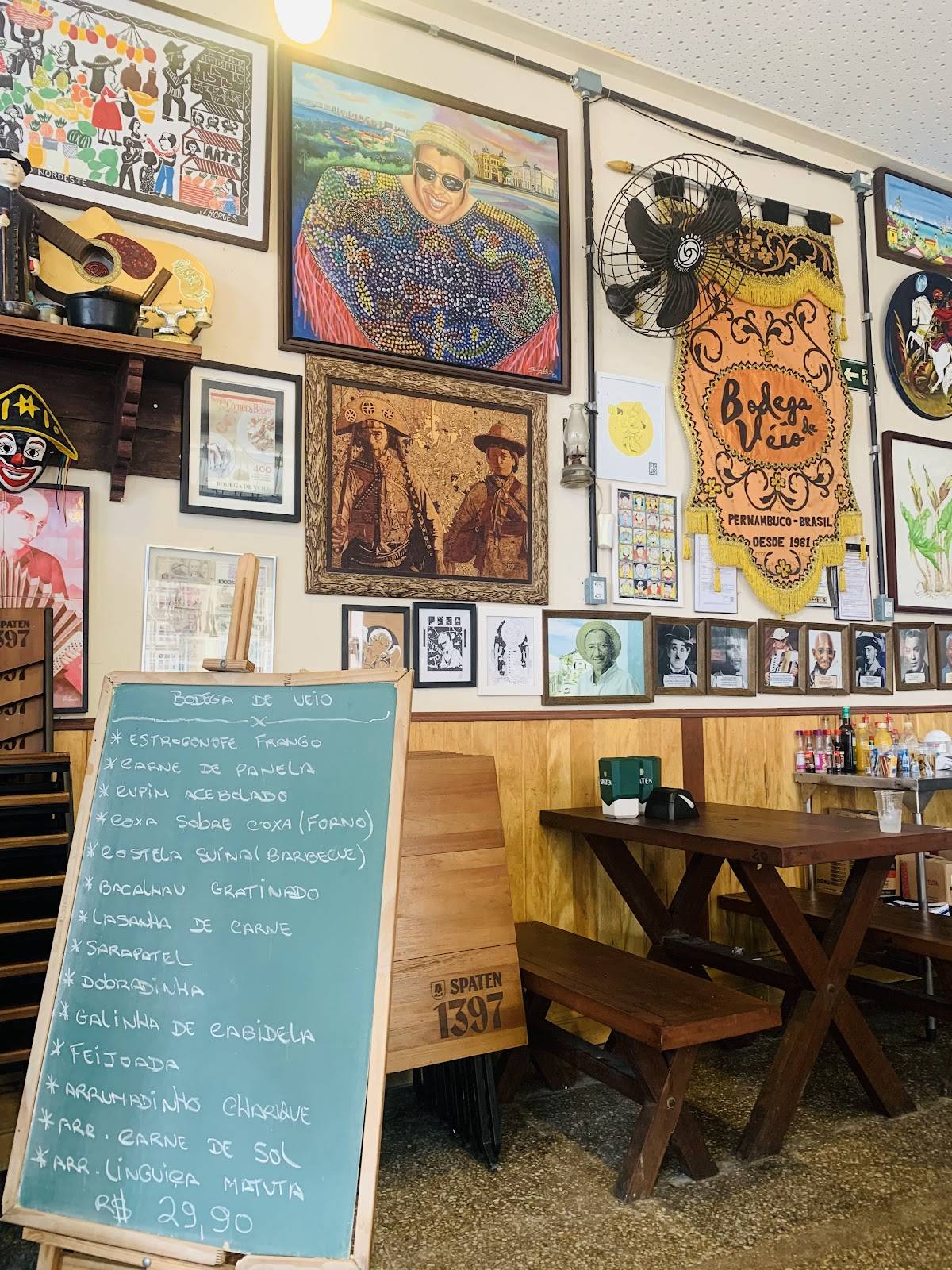 Bodega de Véio - Recife Antigo cardápio