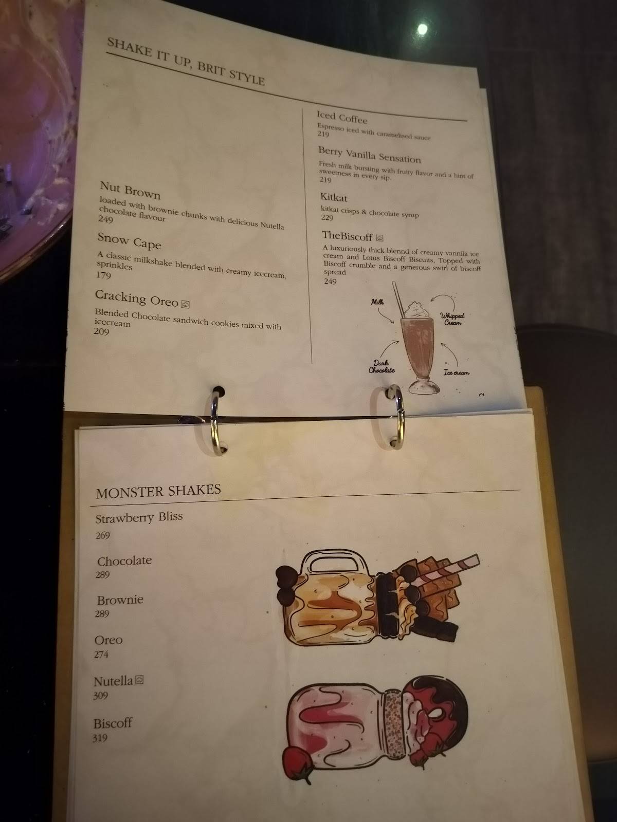 Red Door Cafe menu