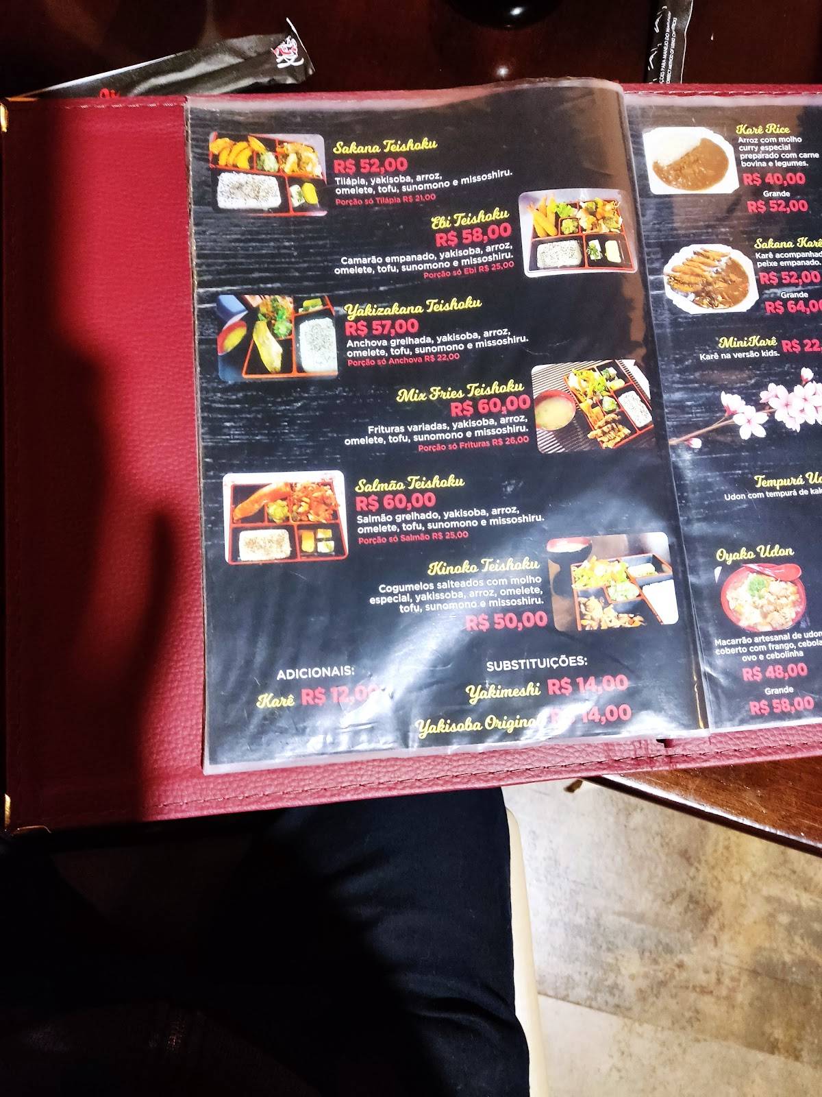 A Dona Ai Japanese Home Cooking cardápio