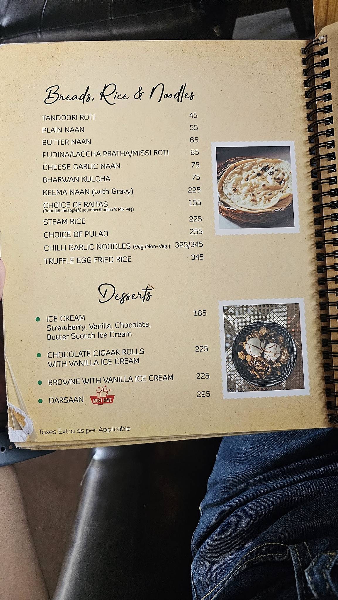 Adda menu