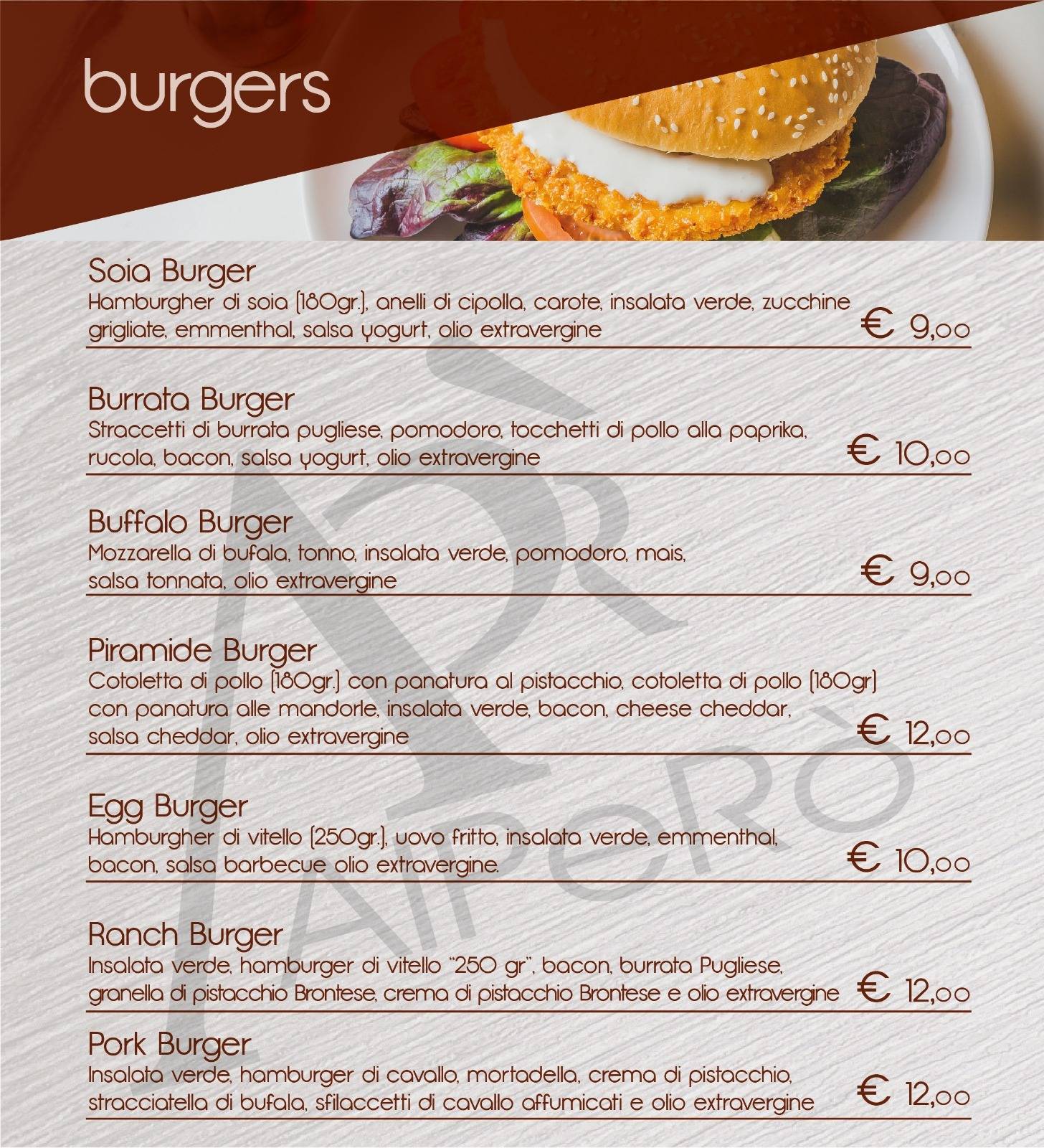 Menu di Al Però Pizzeria Panineria Nicolosi 