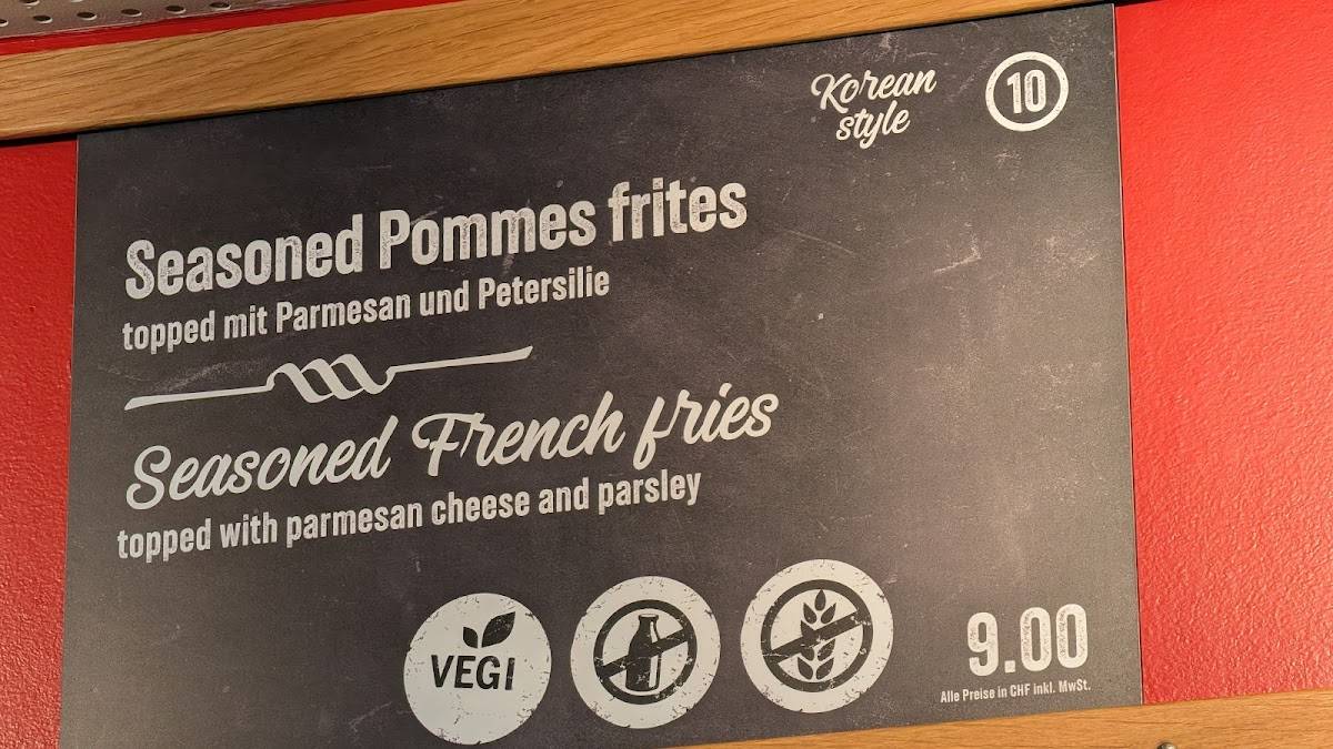 Menu di Restaurant Bellevue 