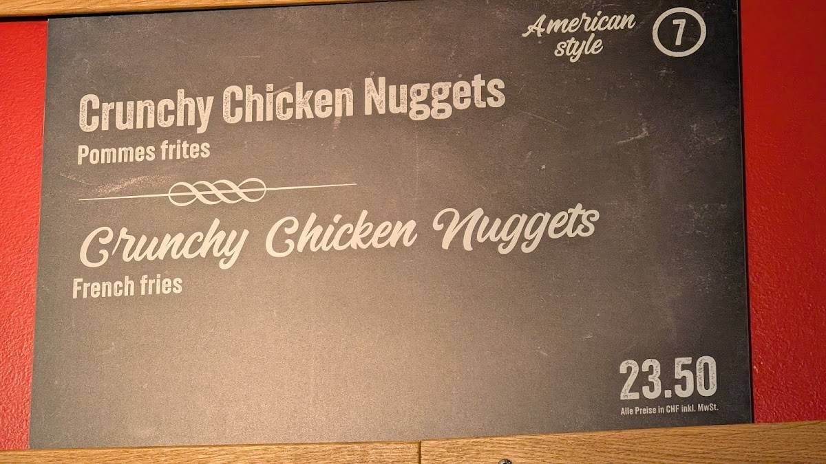 Menu di Restaurant Bellevue 