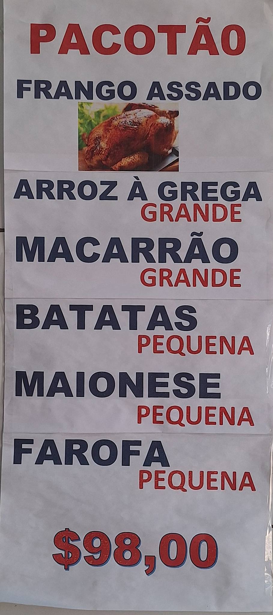 COZINHA PAULISTA cardápio