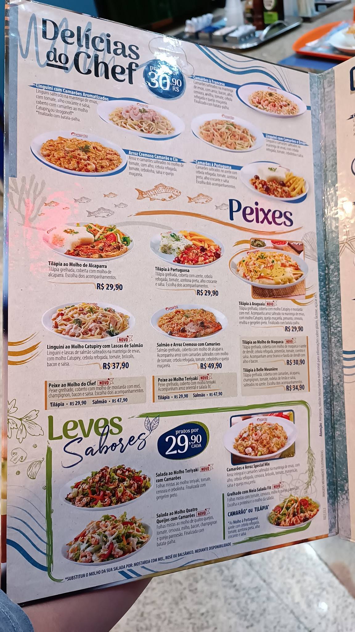 Camarão & Cia – Shopping Vila Velha cardápio