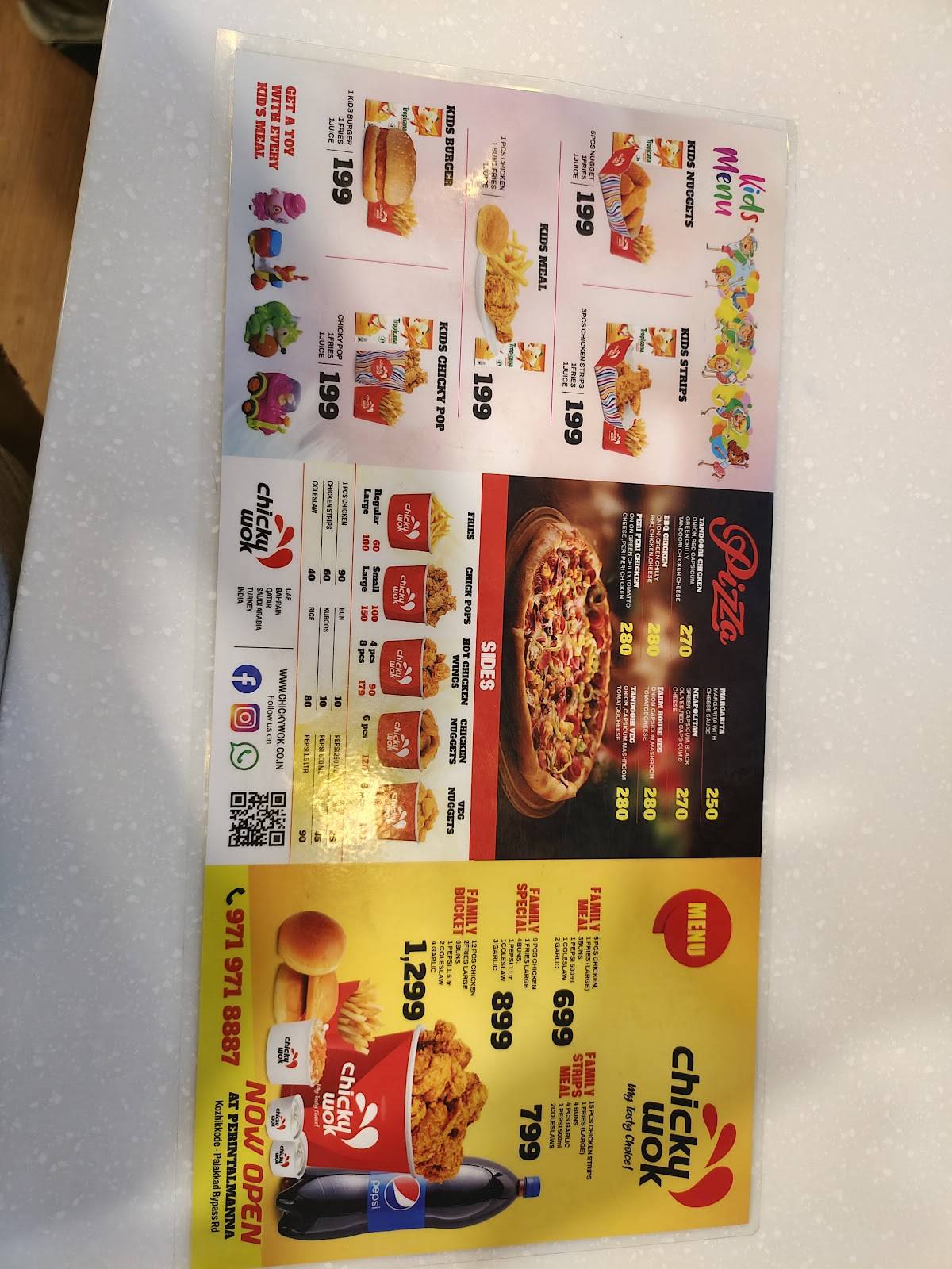 Chickywok Perinthalmanna menu