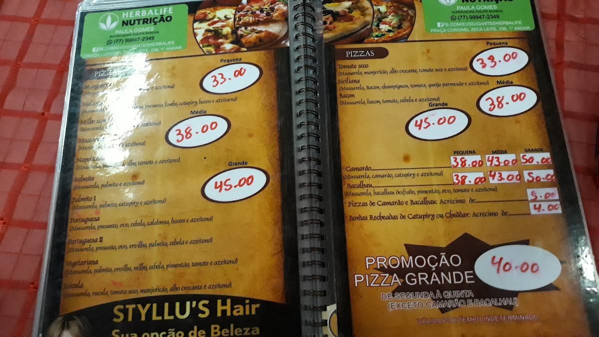 Restaurante e Churrascaria Boca Nervosa cardápio