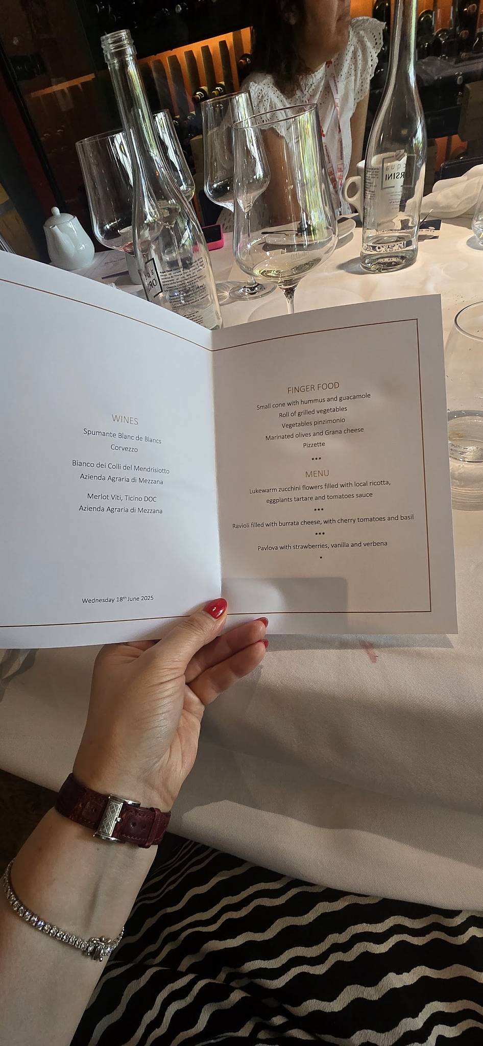 Menu di Ciani Lugano 
