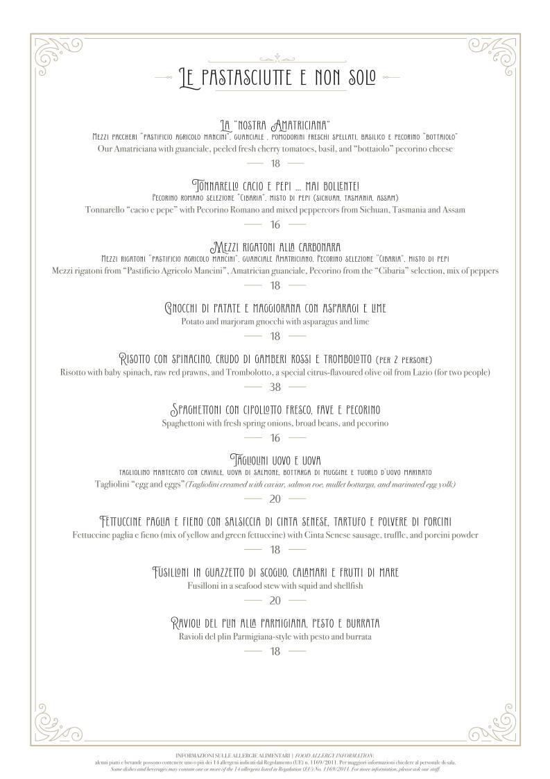 Menu di Clementino Ristorante & Bistrot 