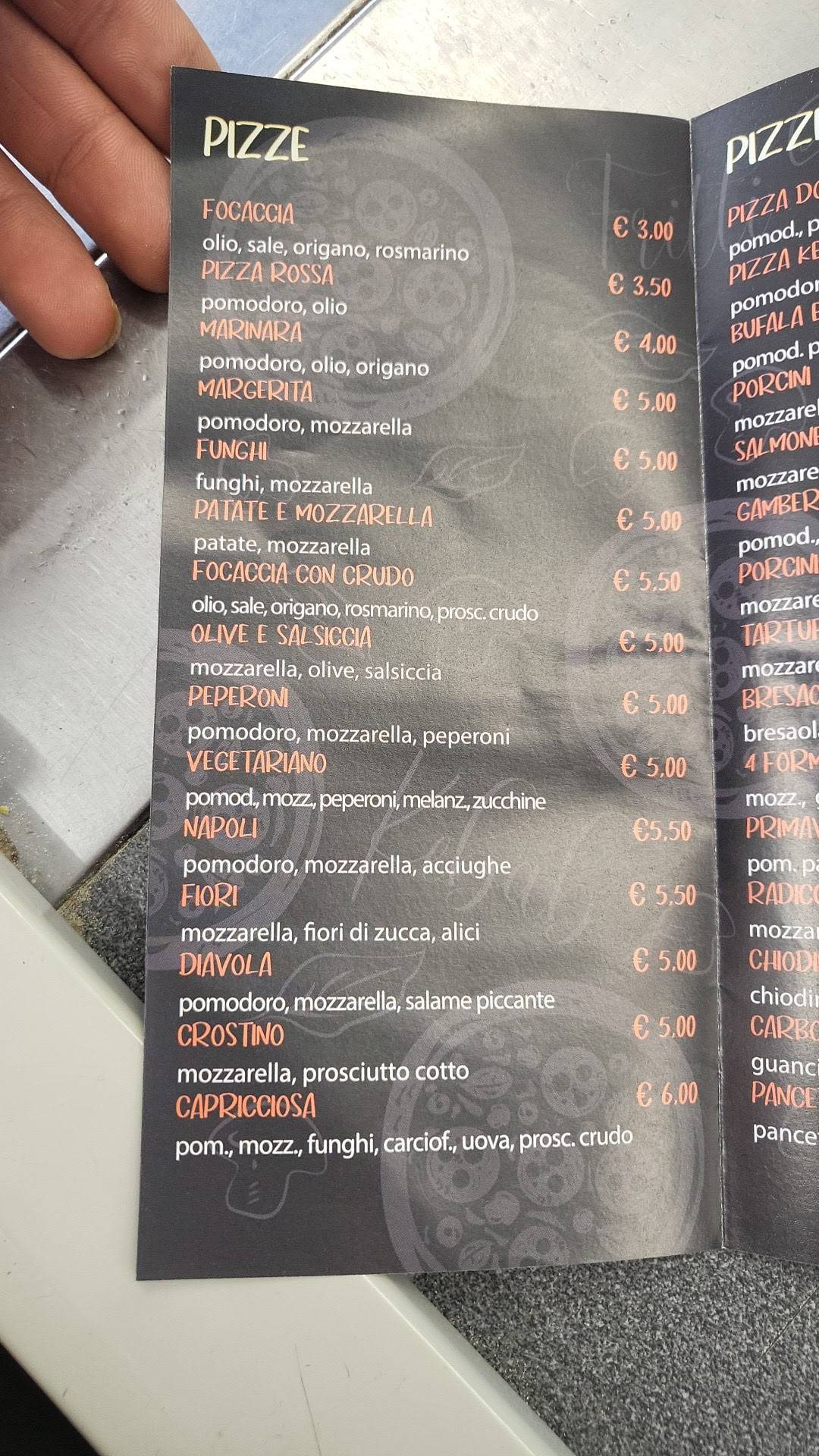 Menu di Cleopatra Pizza-Kebab 