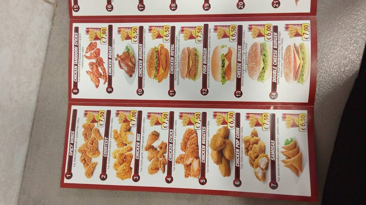 Menu di Columbus Chicken 