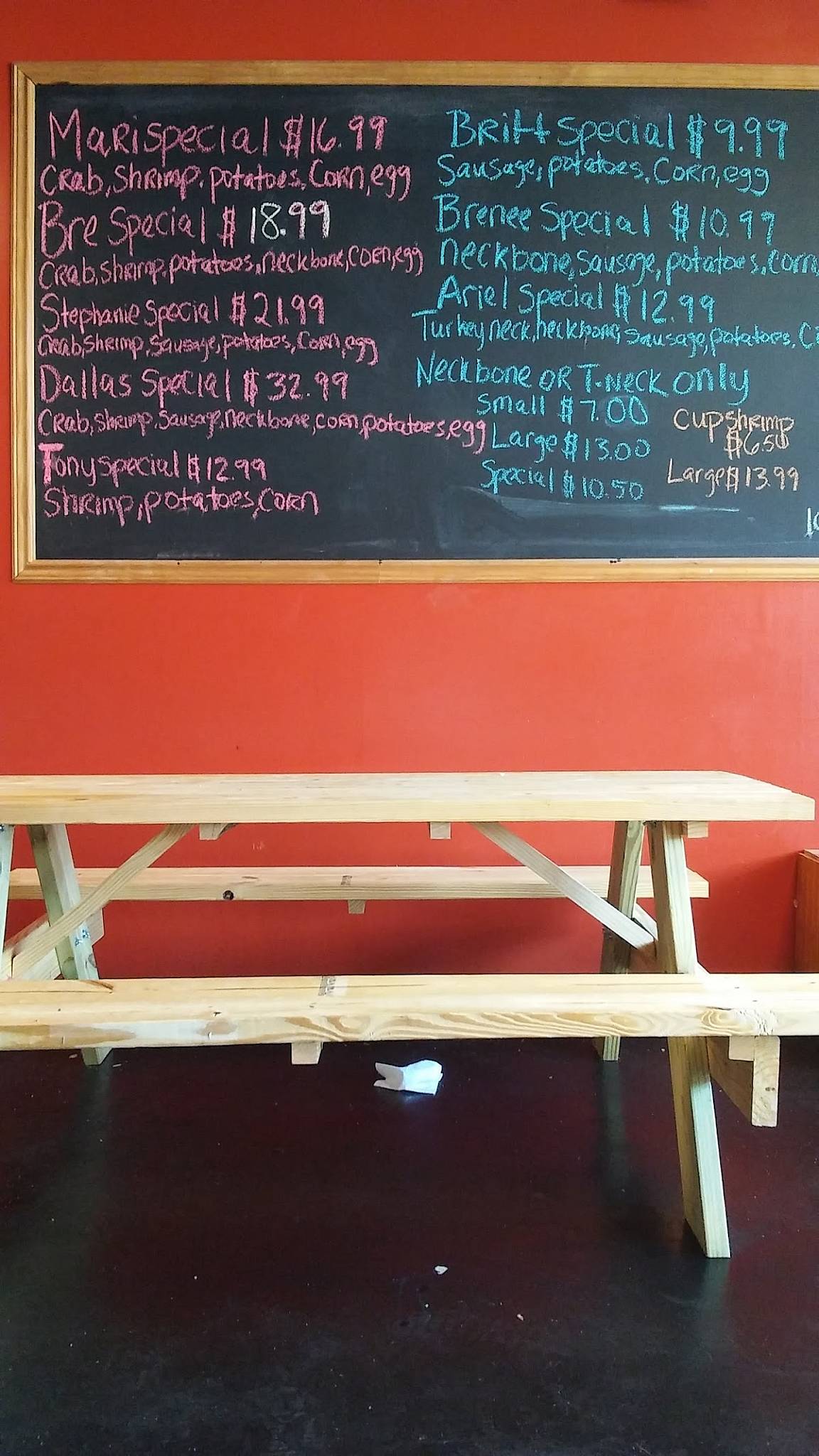 Menu at Crab Pot Lounge restaurant, College Park, Old National Hwy