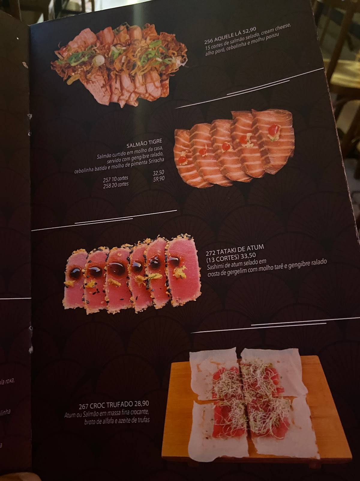 D'Boa Sushi cardápio