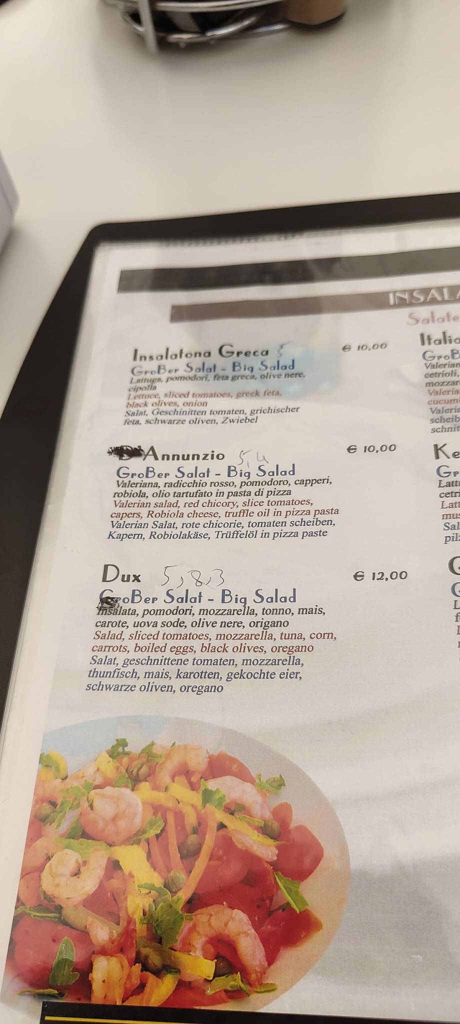 Menu di Dadone Pasta Bistrot 