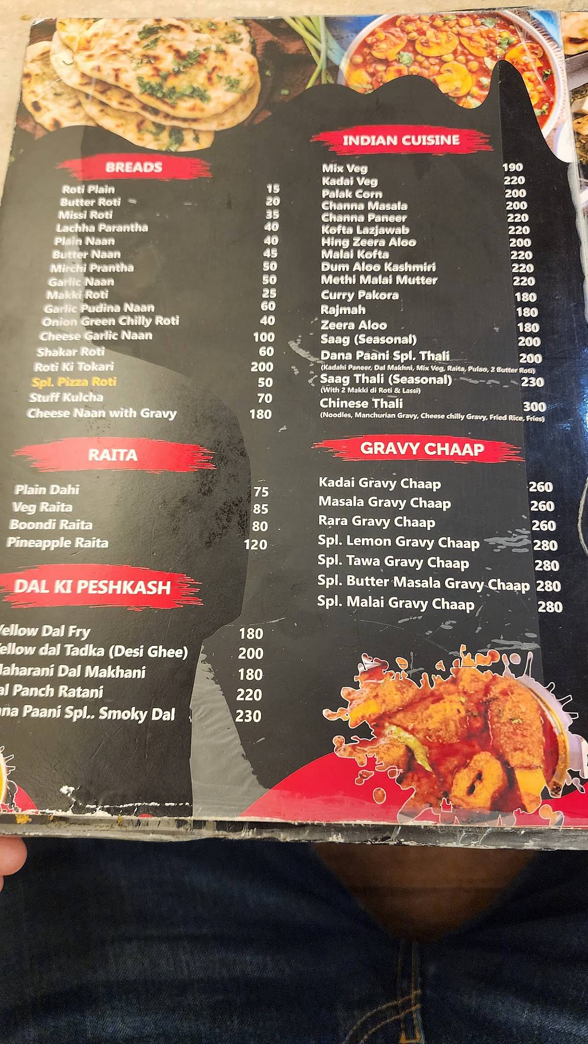 Dana Paani Dhaba Non-Veg 3B2 menu