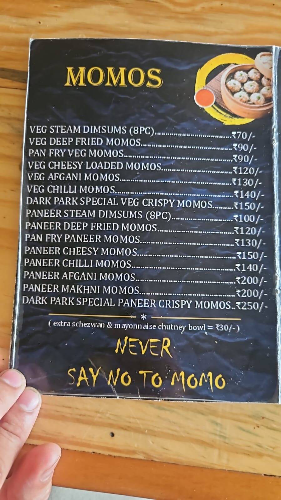 DarkPark Cakes Best cake Shop in chirawa , Best cafe in Chirawa, Best Bakery Shop in Chirawa menu