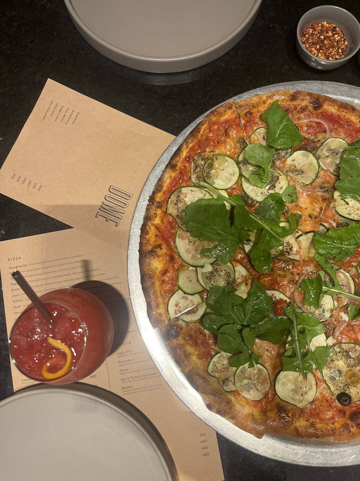 Menu at Dome Pizzeria Piplod, Surat