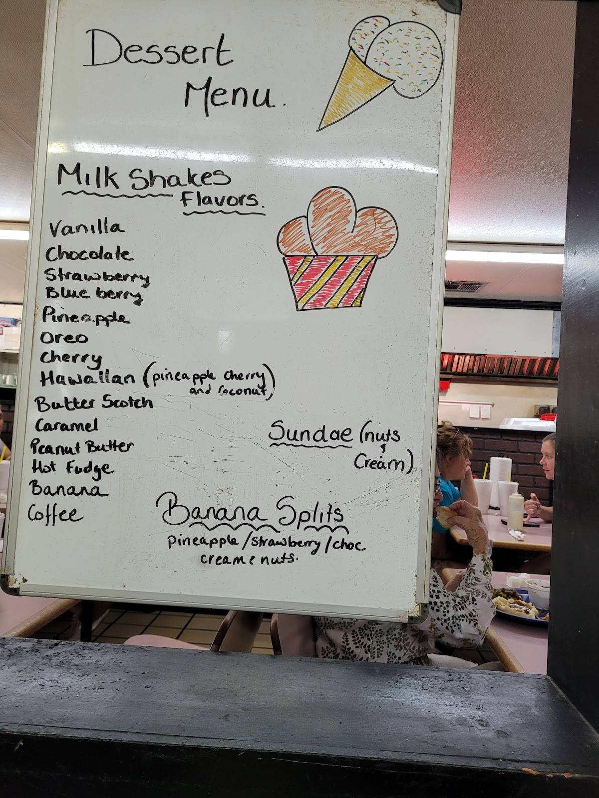 Menu at Ed's Restaurant, DeFuniak Springs, US-90