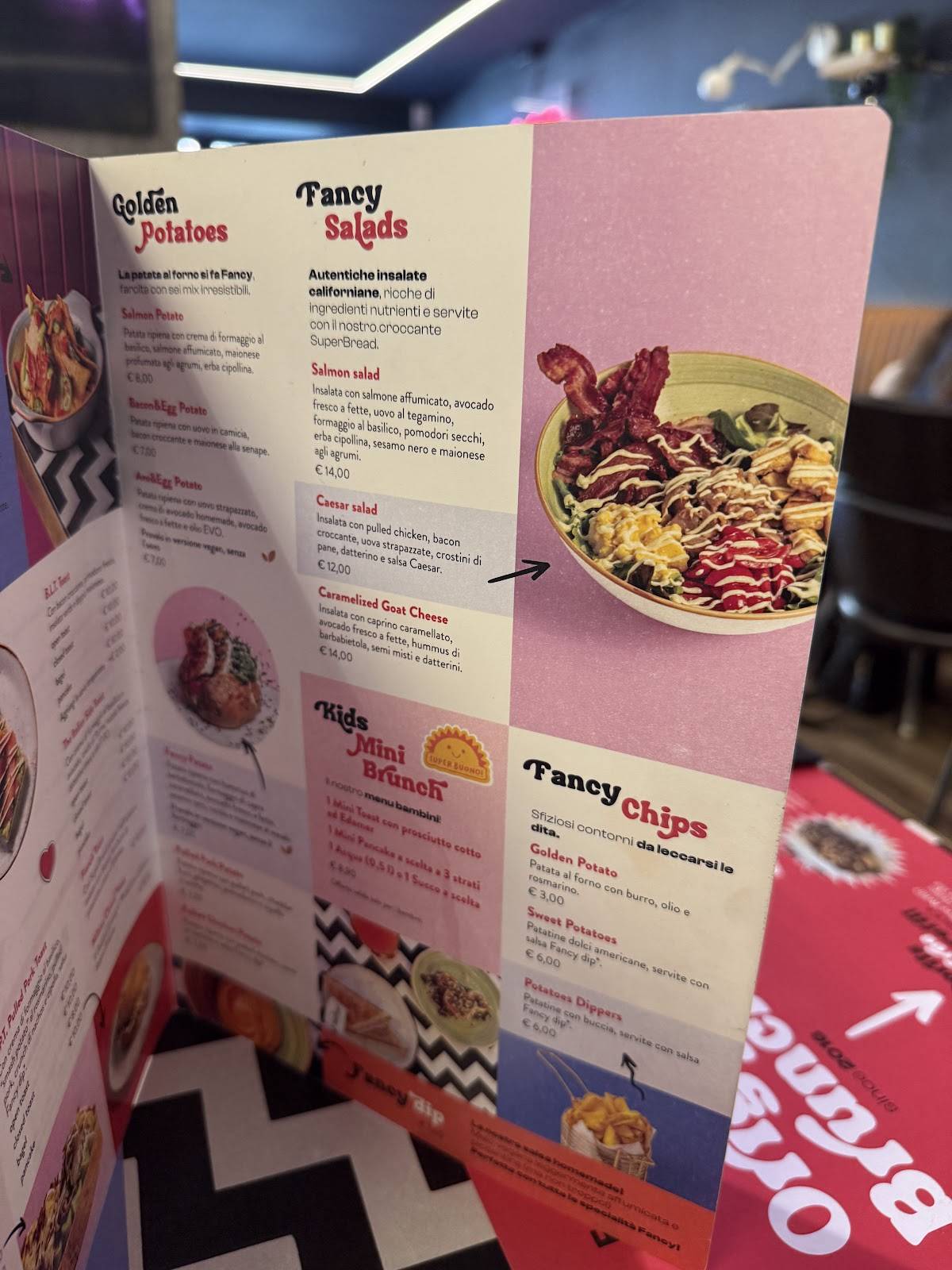 Menu di Fancytoast Bicocca 