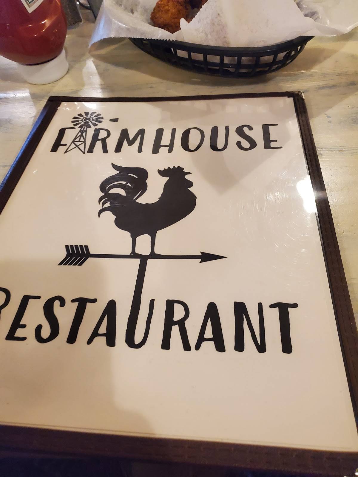 Menu at Farmhouse Restaurant, Iuka