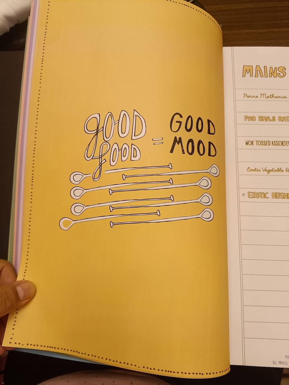 Farzi Cafe, Bhopal menu