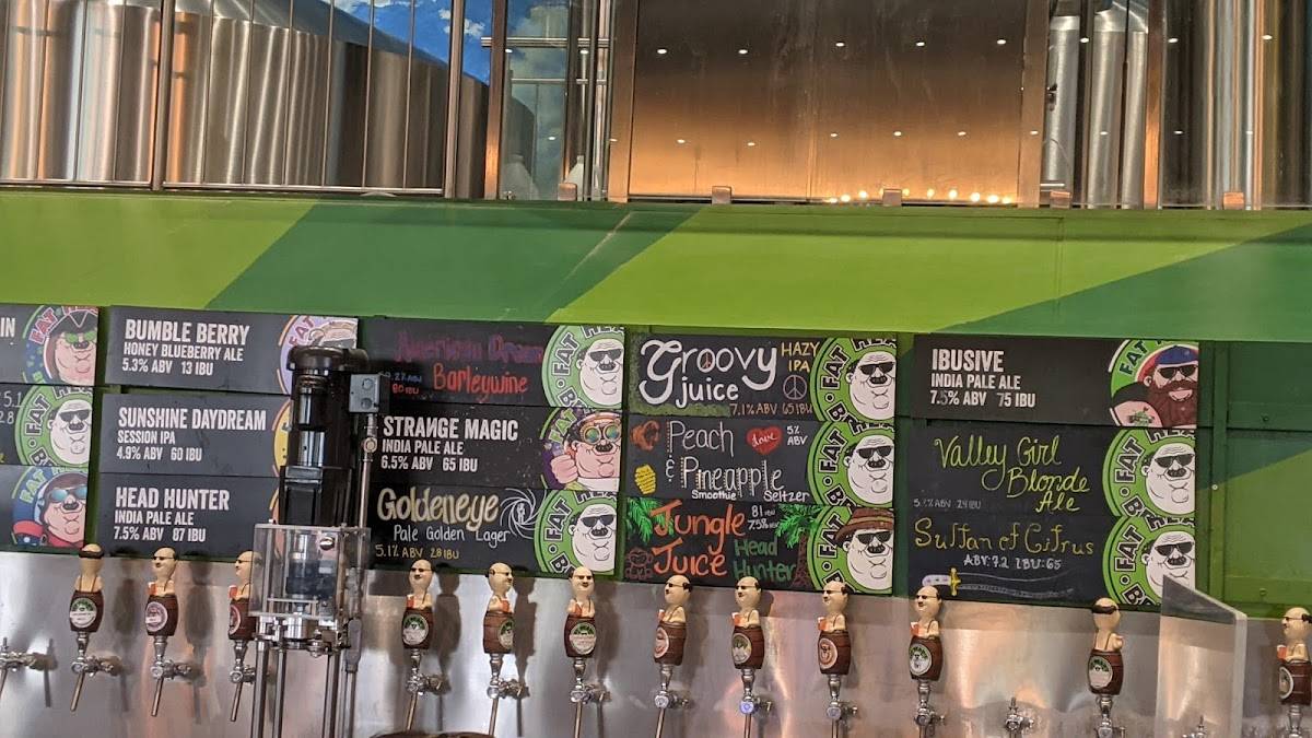 Menu at Fat Head's Brewery restaurant, Middleburg Heights