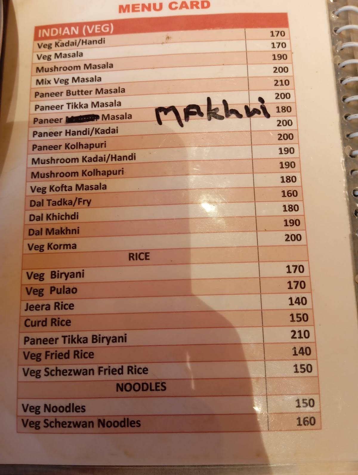 Flying Fish menu