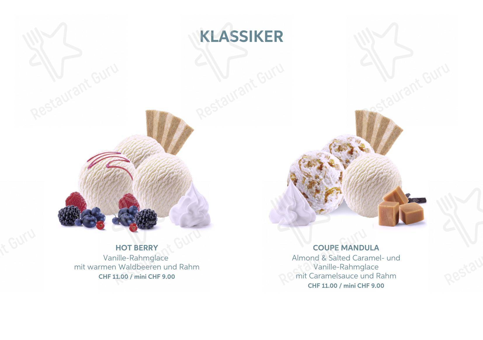 Restaurant Frickberg in Frick - Dinner Menu