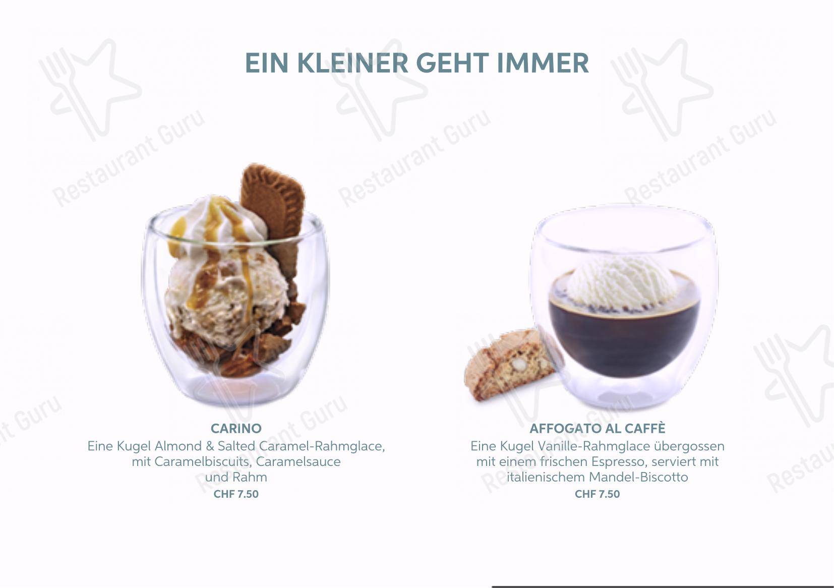 Restaurant Frickberg in Frick - Dinner Menu