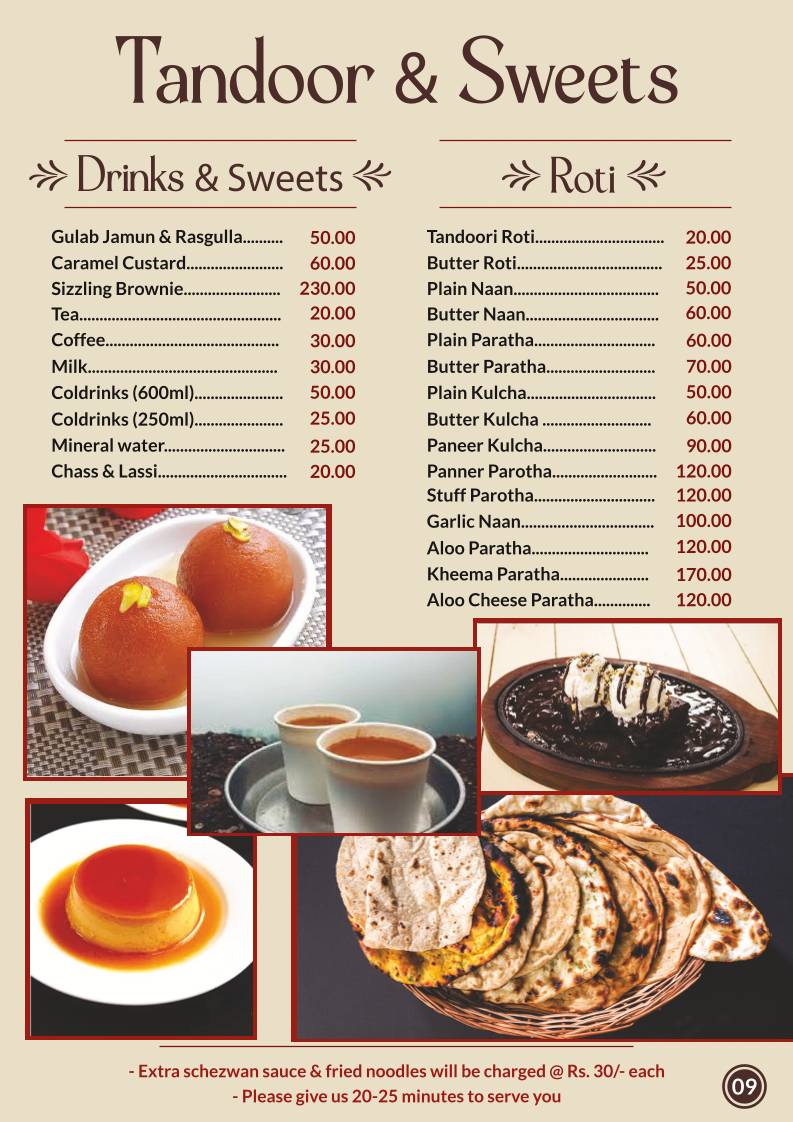 HAKIMI menu