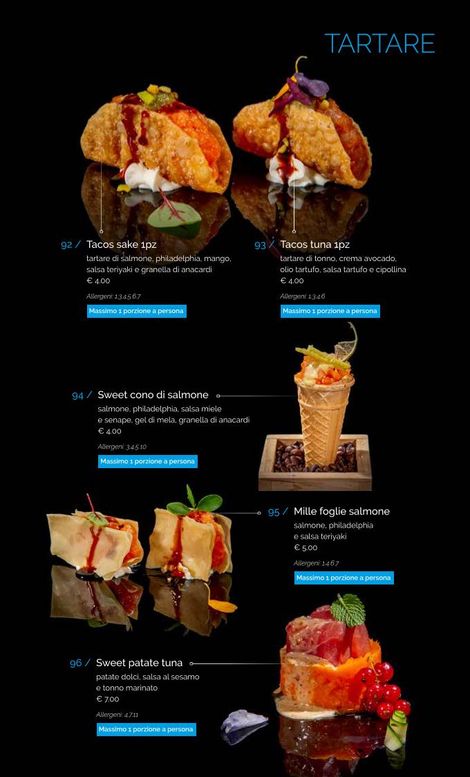 Menu di Issho Asian Fusion Spicchio-sovigliana 