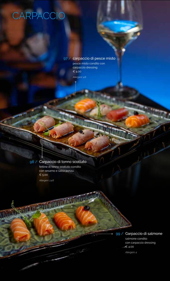 Menu di Issho Asian Fusion Spicchio-sovigliana 