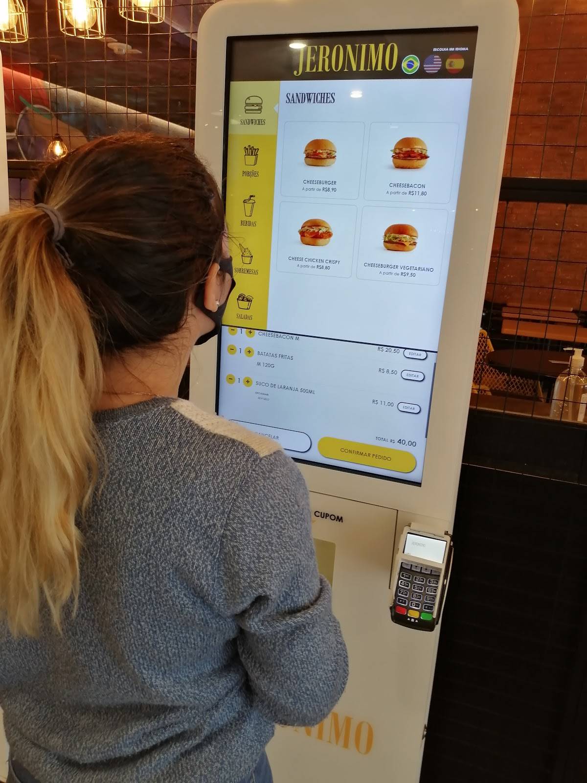Jeronimo Burger Villa Romana Shopping cardápio