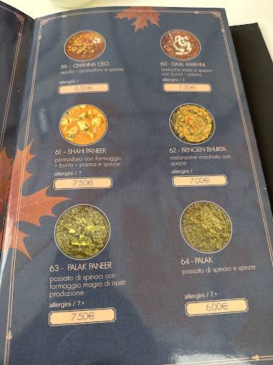 Menu di Kashmir 