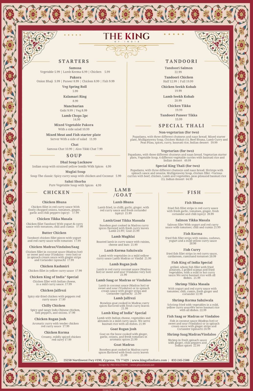 menu-at-king-of-india-restaurant-cypress