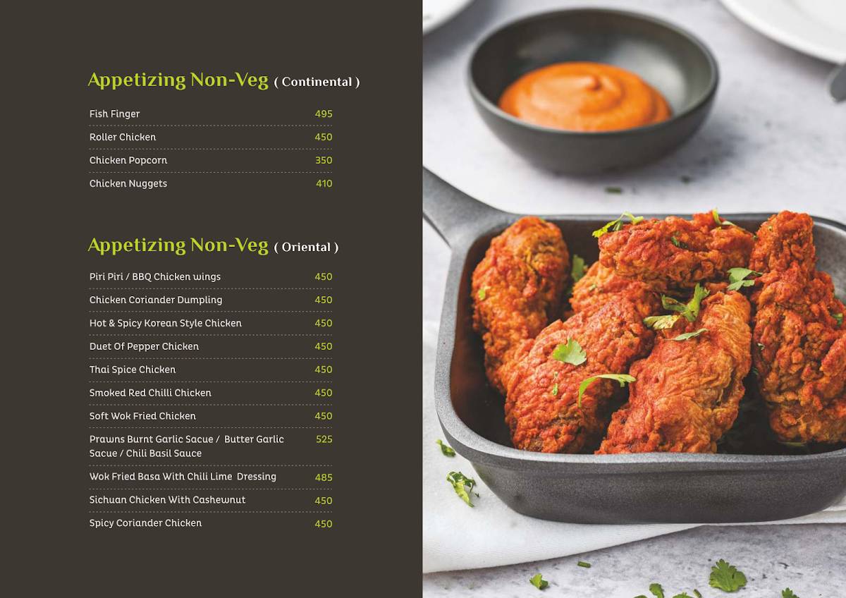 La Bali Bar & Kitchen menu