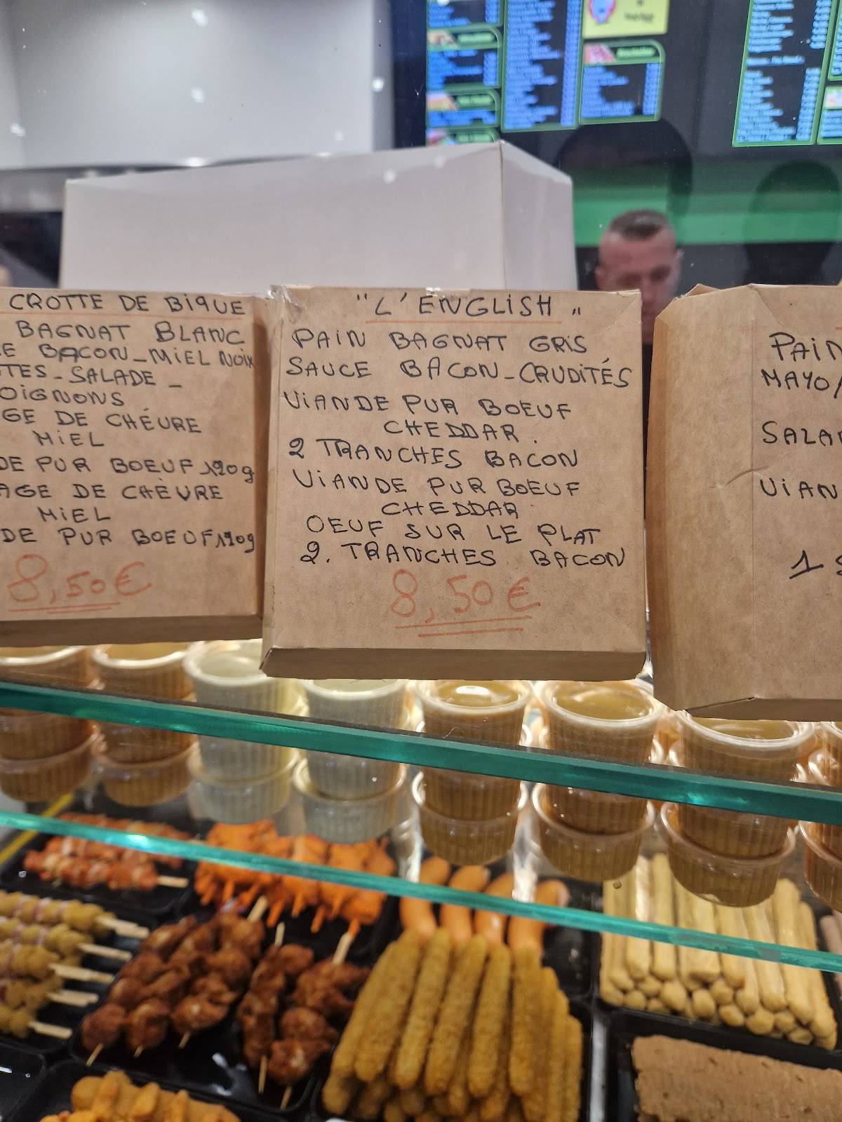 Menu de La Friterie du Rond-Point
