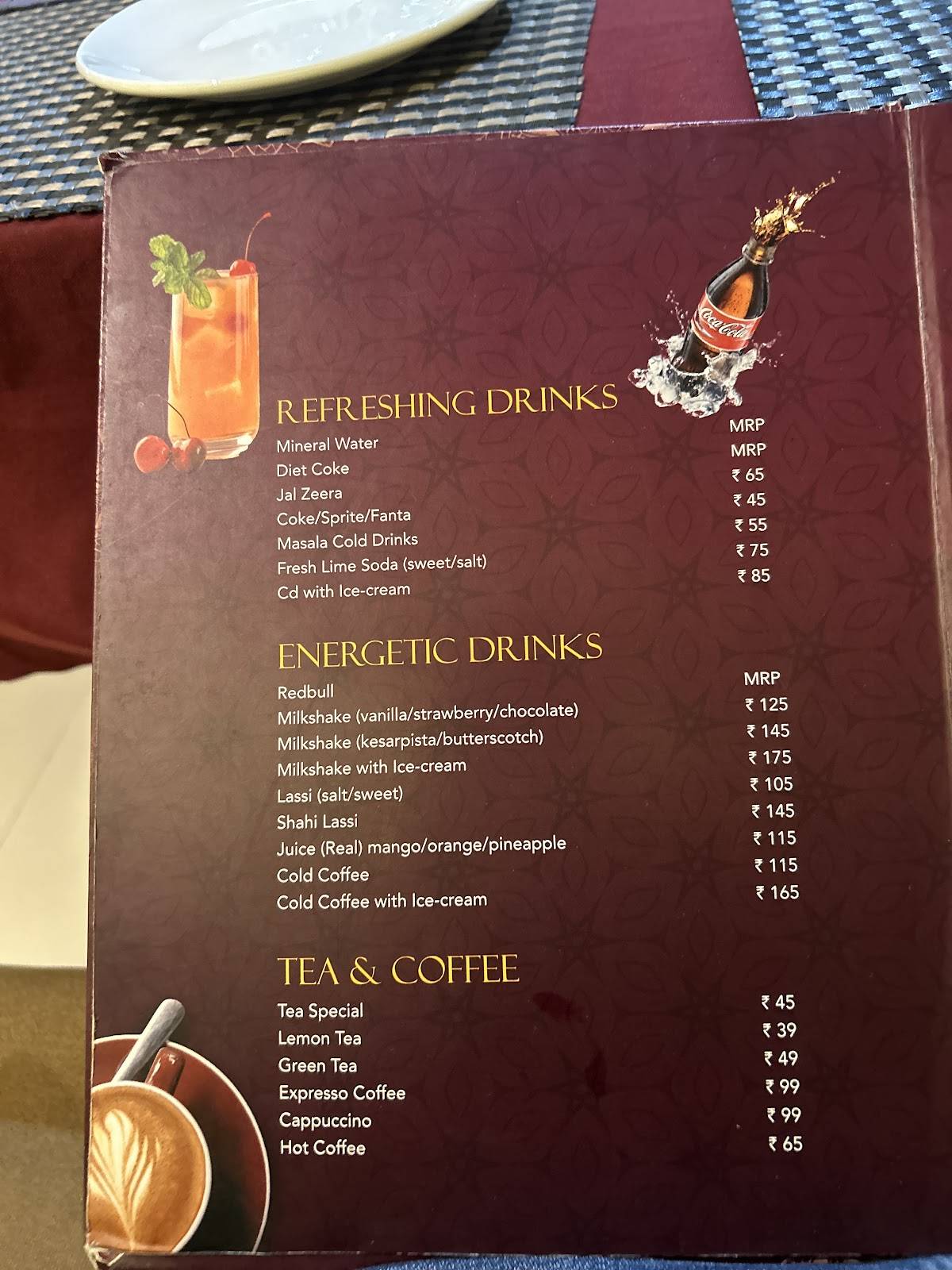 Lazeez Restaurant menu