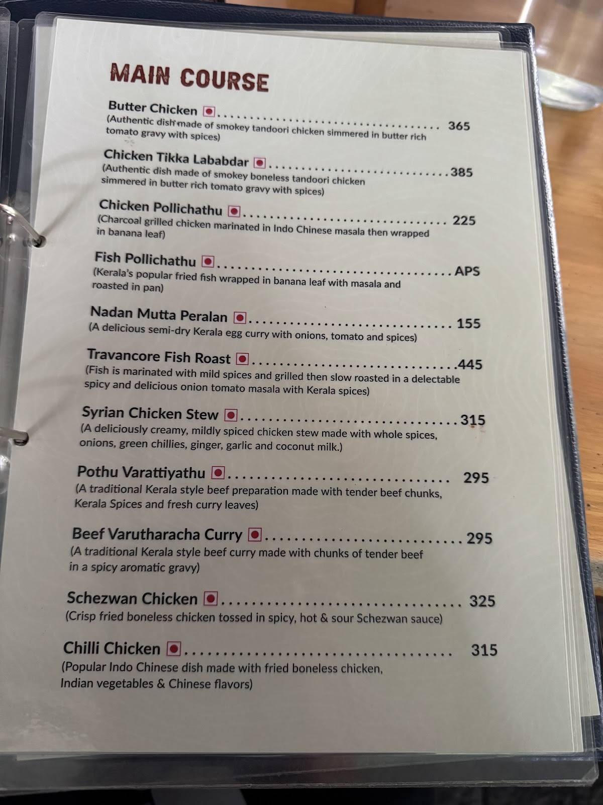 Let's Dine River view - Seafood Restaurant menu