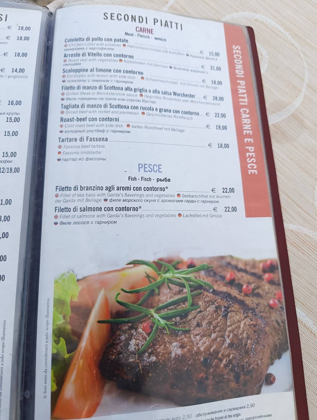 Menu di Liston 12 
