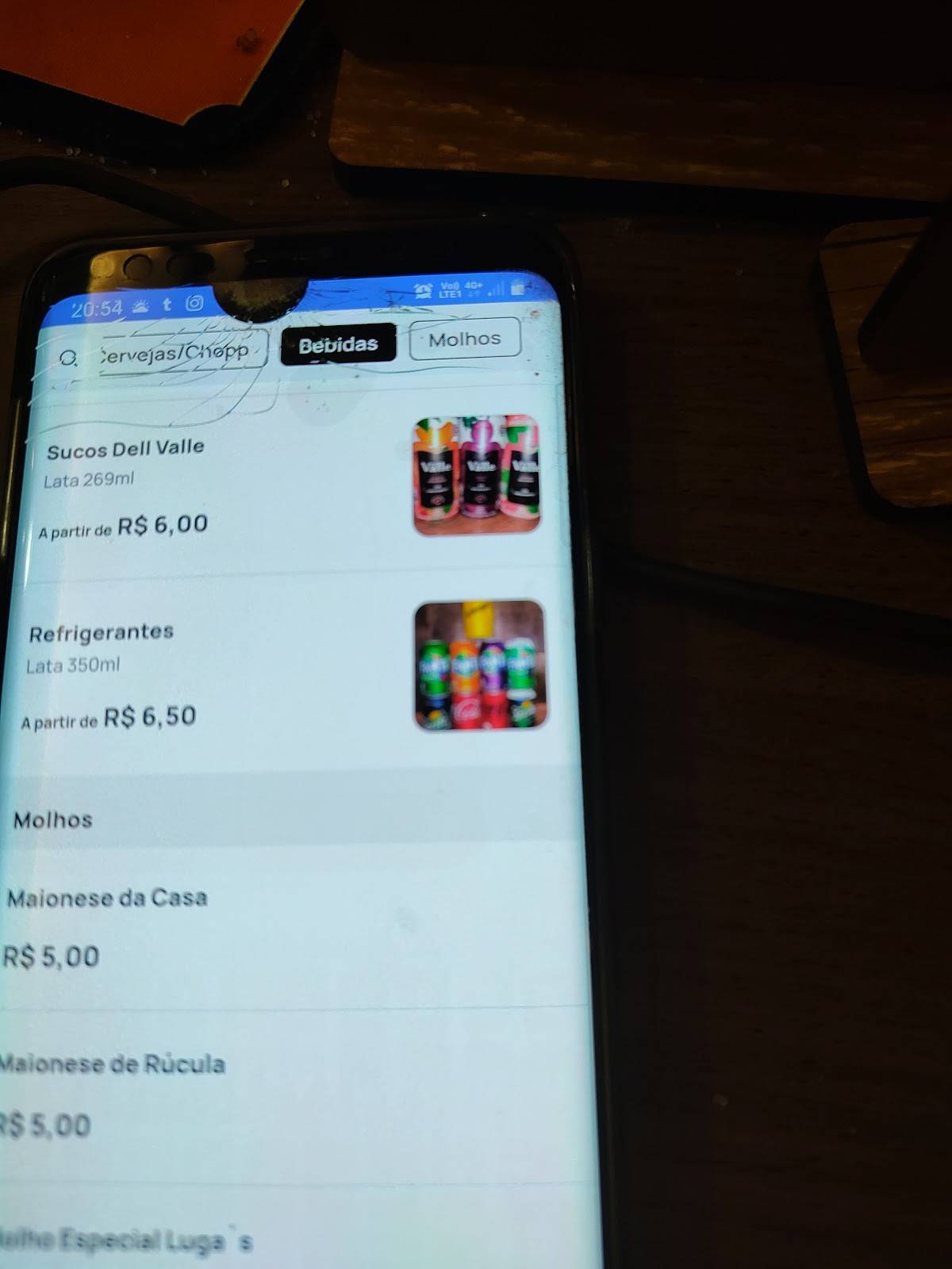 Luga's Burger cardápio