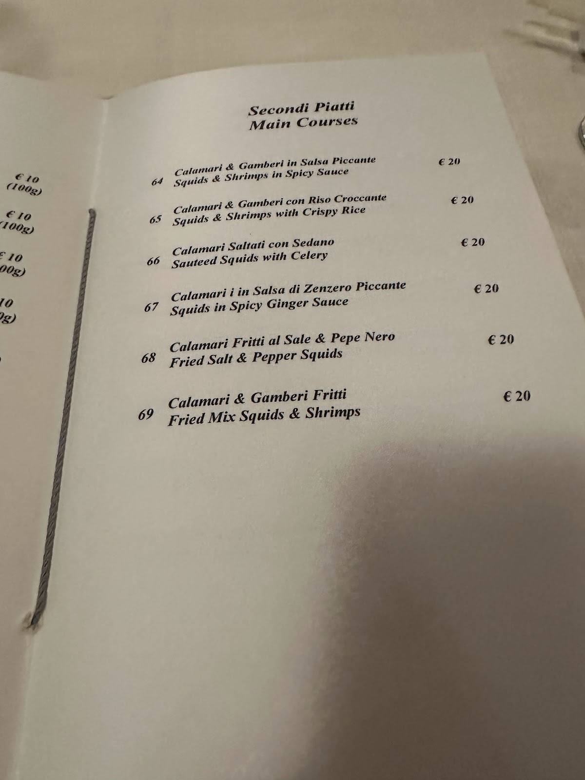 Menu di Mandarin Chow 