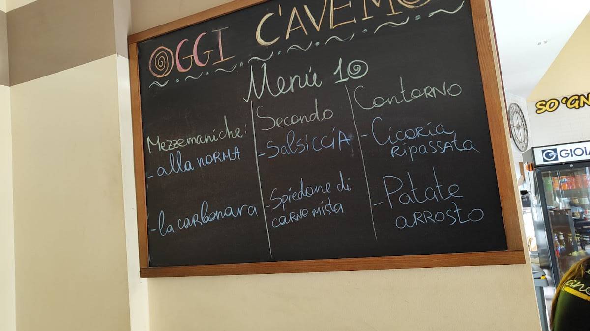 Menu di Mattarello Tuscolana 