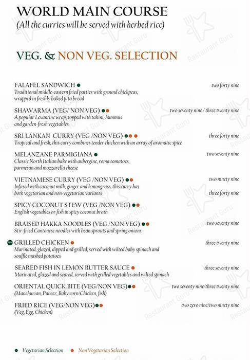 Meraki menu