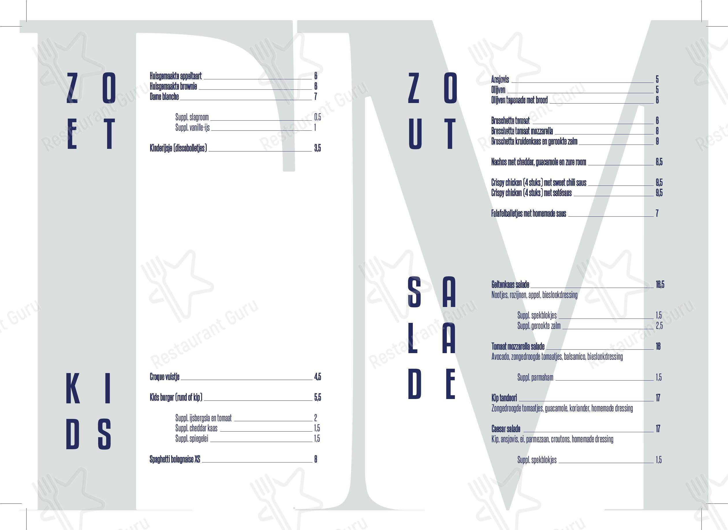 Menu pour Mint - Menu