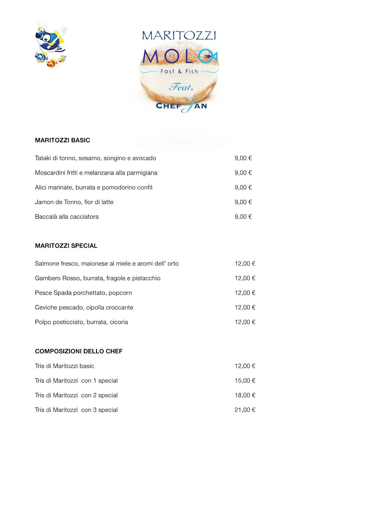 Menu di Molo17 Ristorante 