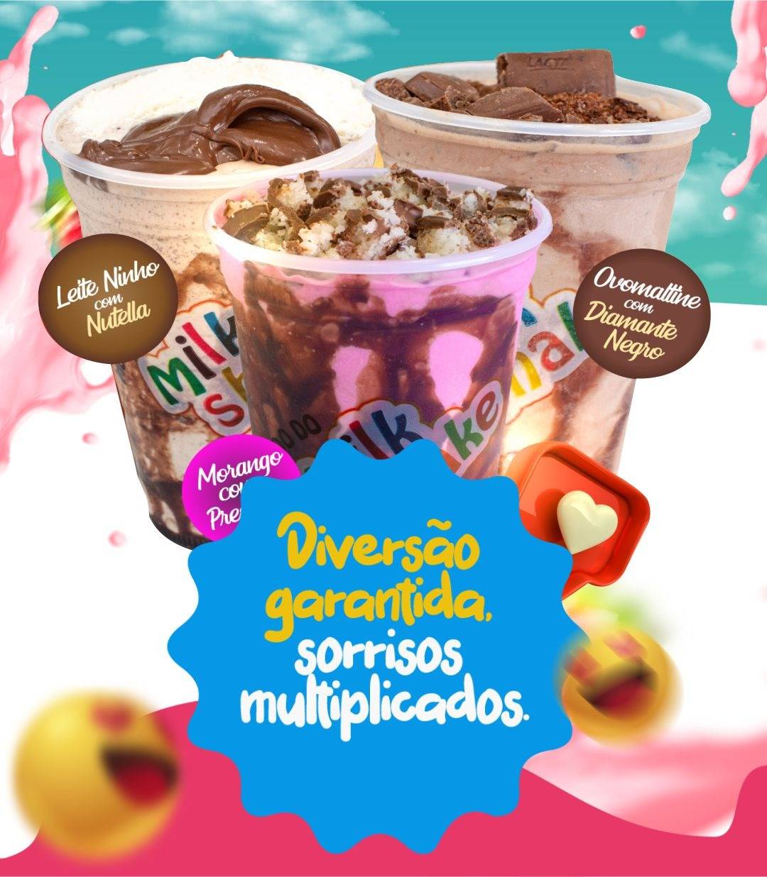 Mundo Do Milk Shake e Açaí cardápio