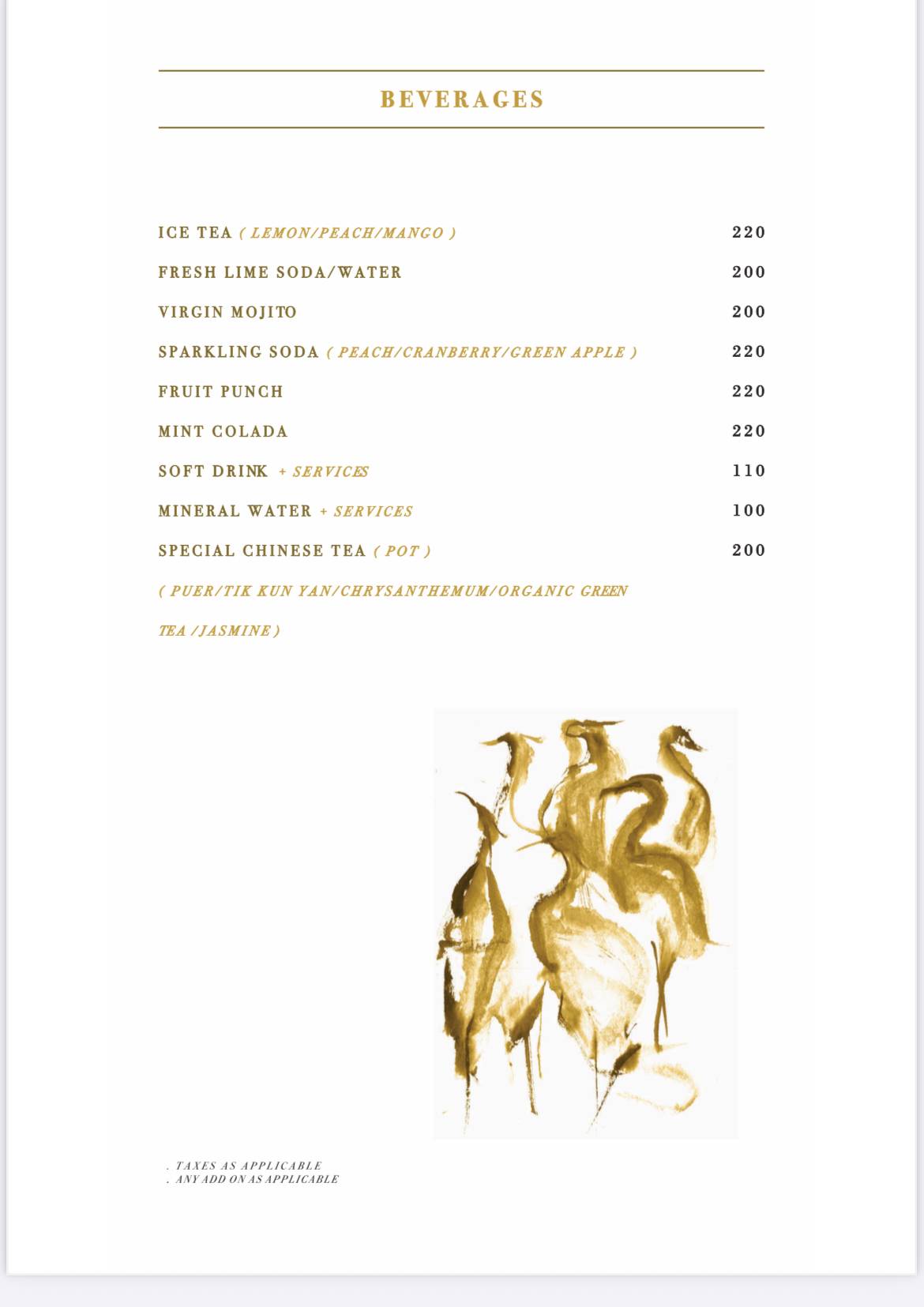 Nanking Chinese Restaurant menu